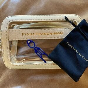 Fiona Franchimon Gold Travel BeautyCase & Royal Blue No.1 Hairpin Bundle